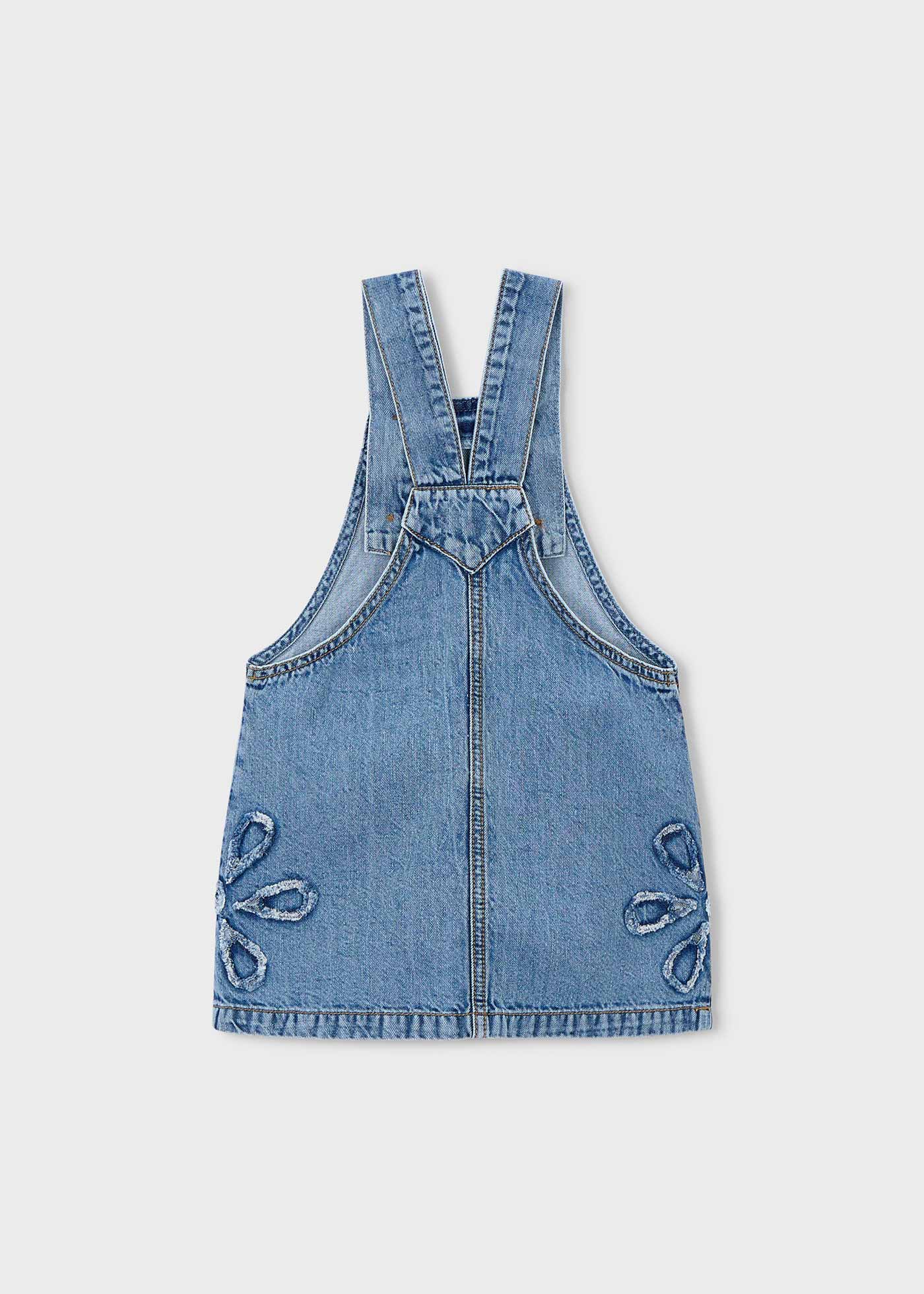 Falda peto denim fluido niña Mayoral 03910