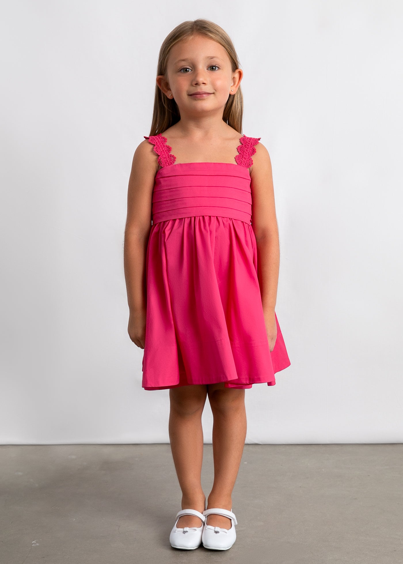 Vestido saten puntillas 03926-01