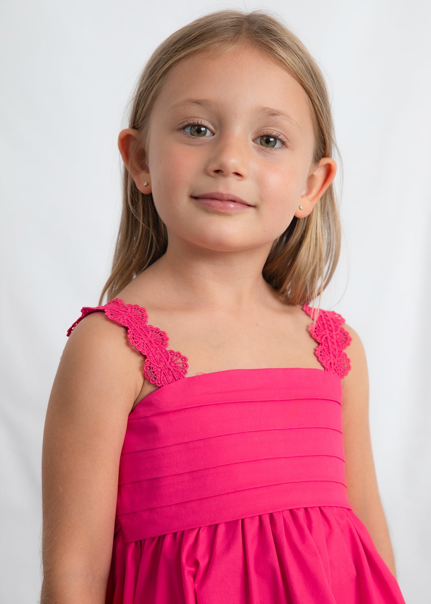 Vestido saten puntillas 03926-01 - La boutique de AyA Mayoral