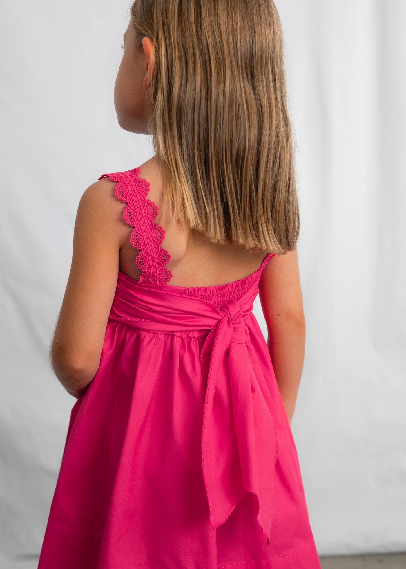 Vestido saten puntillas 03926-01 - La boutique de AyA Mayoral