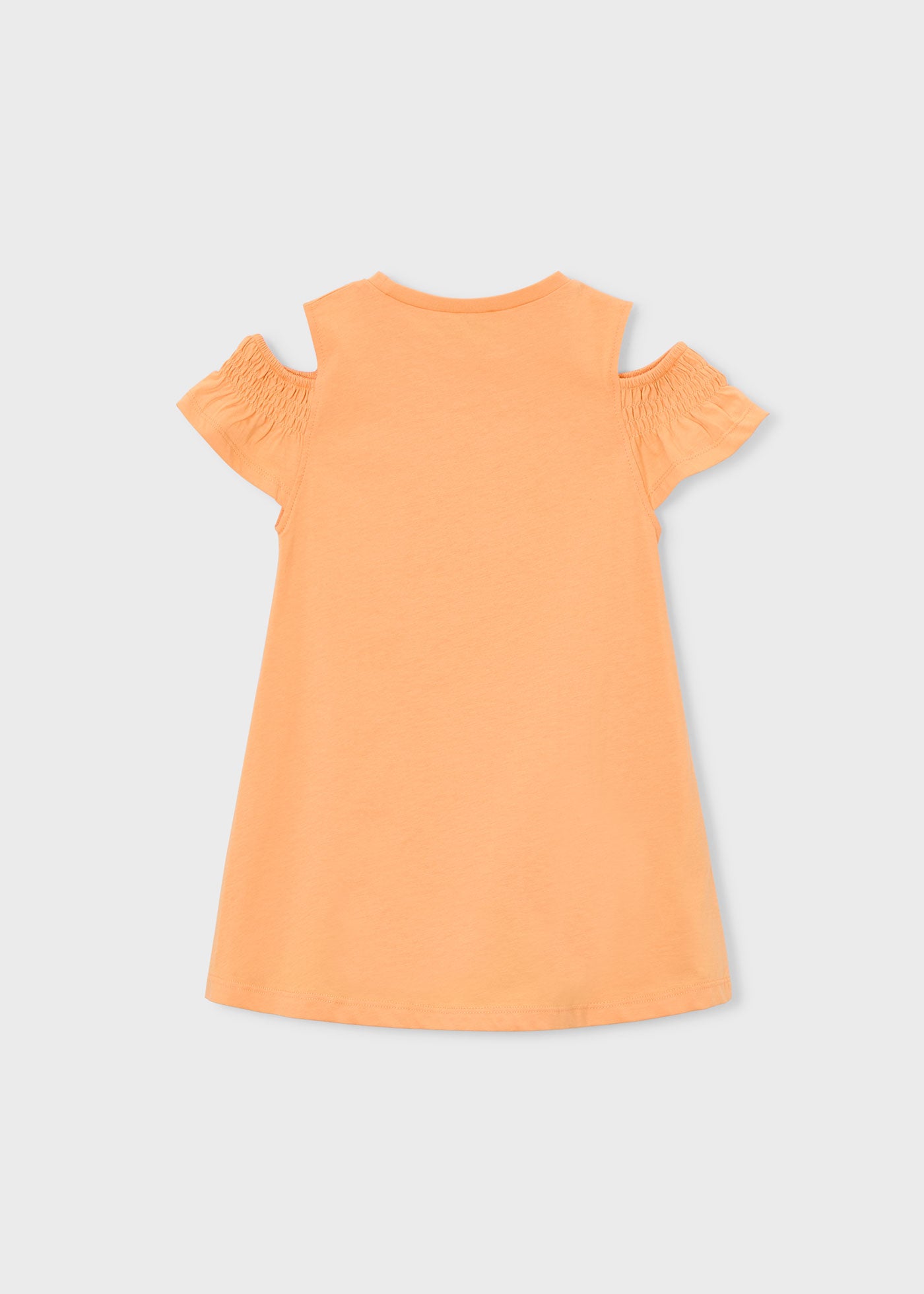 Vestido niña cut out bolso color calbaza Mayoral 03941