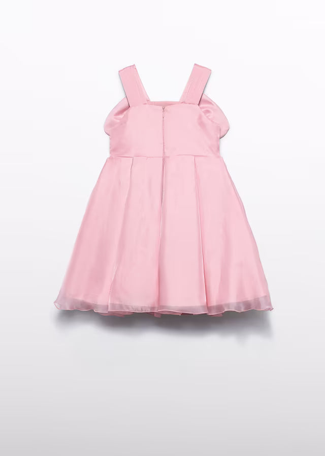 Vestido Flor Organza Rosa Abel & Lula para Niña 05049