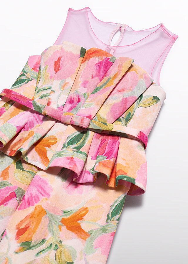 Mono de Ceremonia Niña Abel y Lula Estampado Floral | Tallas 8-16 años 05205