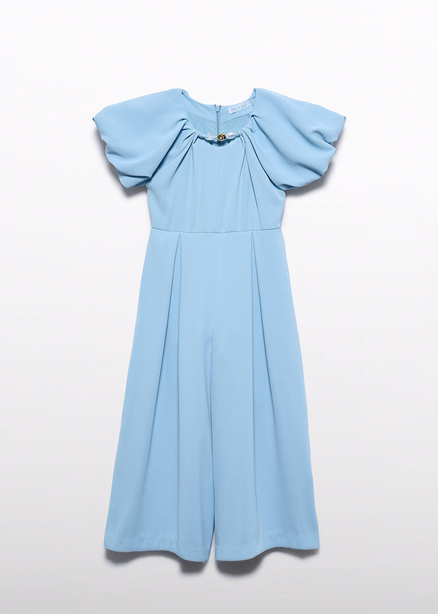 Mono de Crepe Celeste Abel & Lula con Manga Volumen 05275