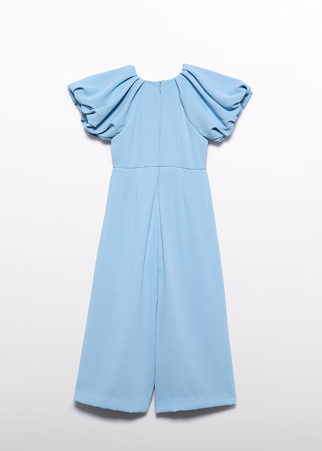 Mono de Crepe Celeste Abel & Lula con Manga Volumen 05275