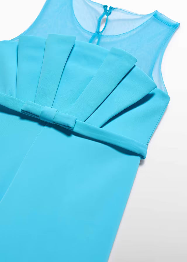 Mono Turquesa Abel & Lula con Pliegues en el Cuerpo 05289