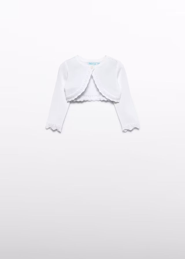 Bolero Tricot Bebé Abel & Lula Color Nata 05301