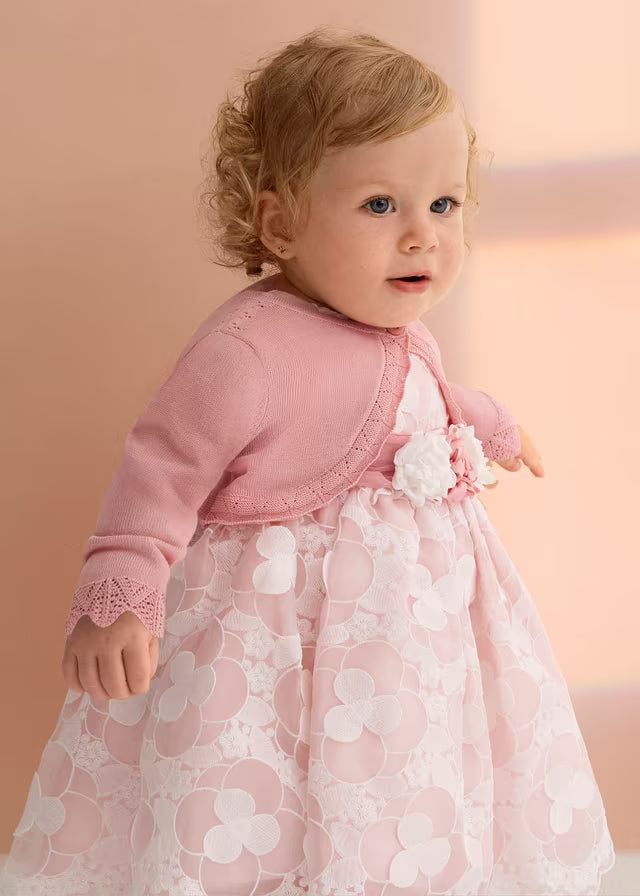 Título: Bolero Tricot Bebé Abel & Lula Color Rosa 05301
