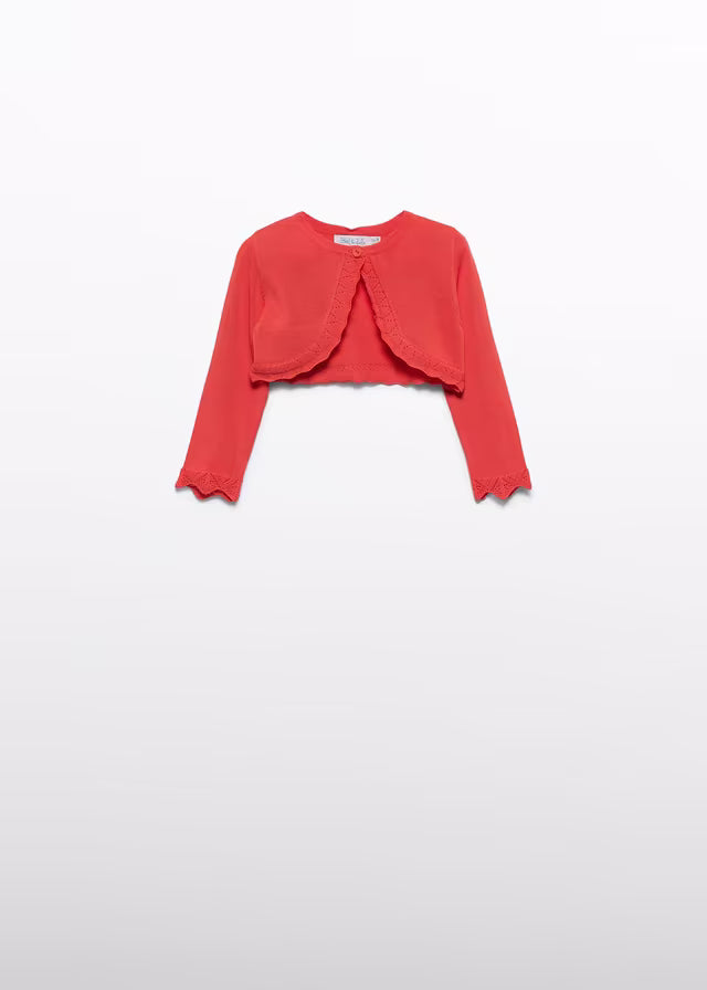 Bolero Tricot Bebé Abel & Lula Color Amapola 05301