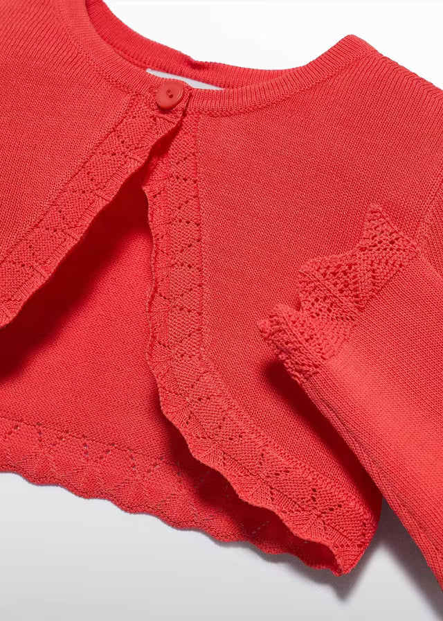Bolero Tricot Bebé Abel & Lula Color Amapola 05301