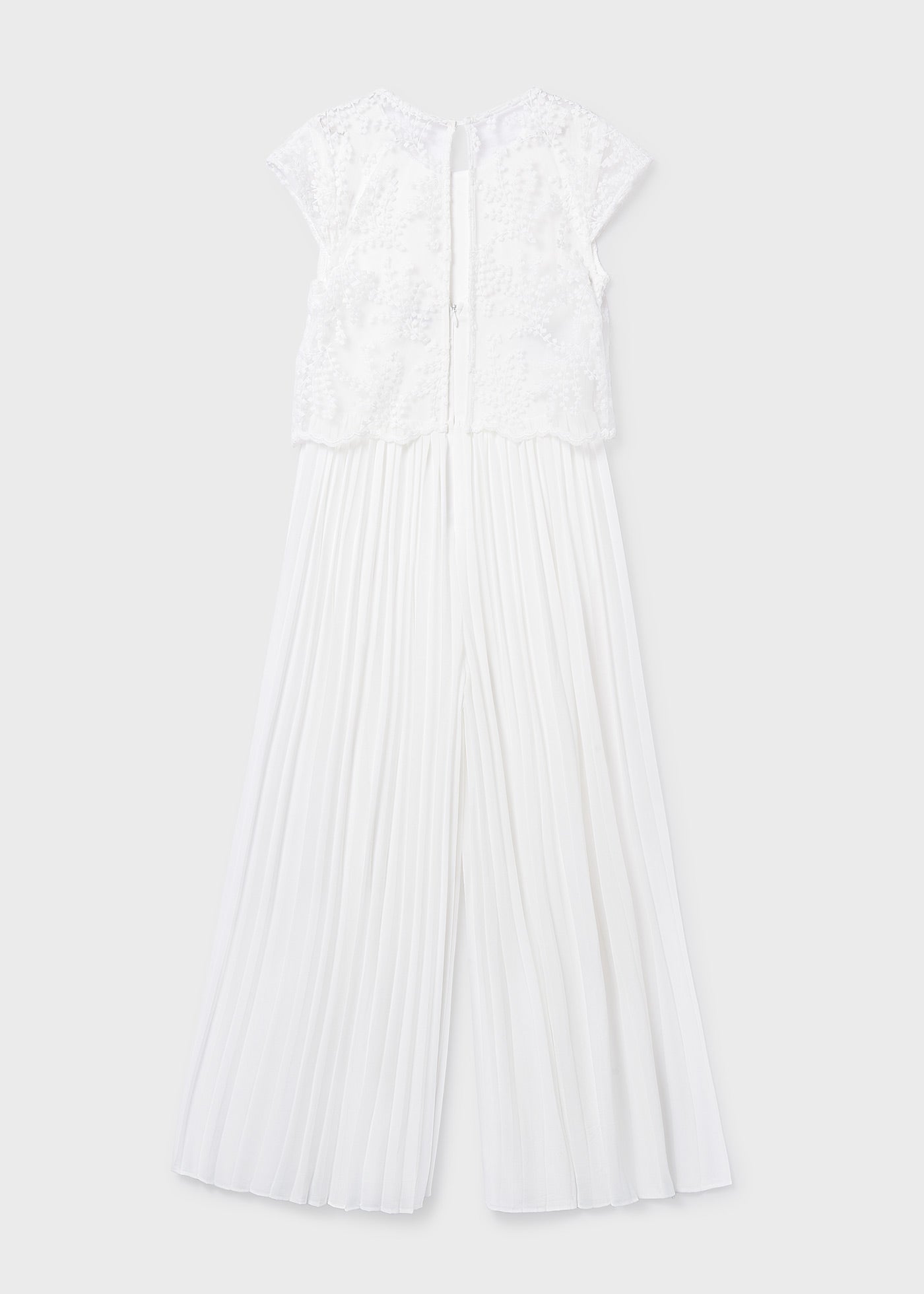 Mono largo nata niña combinado plisado 06871