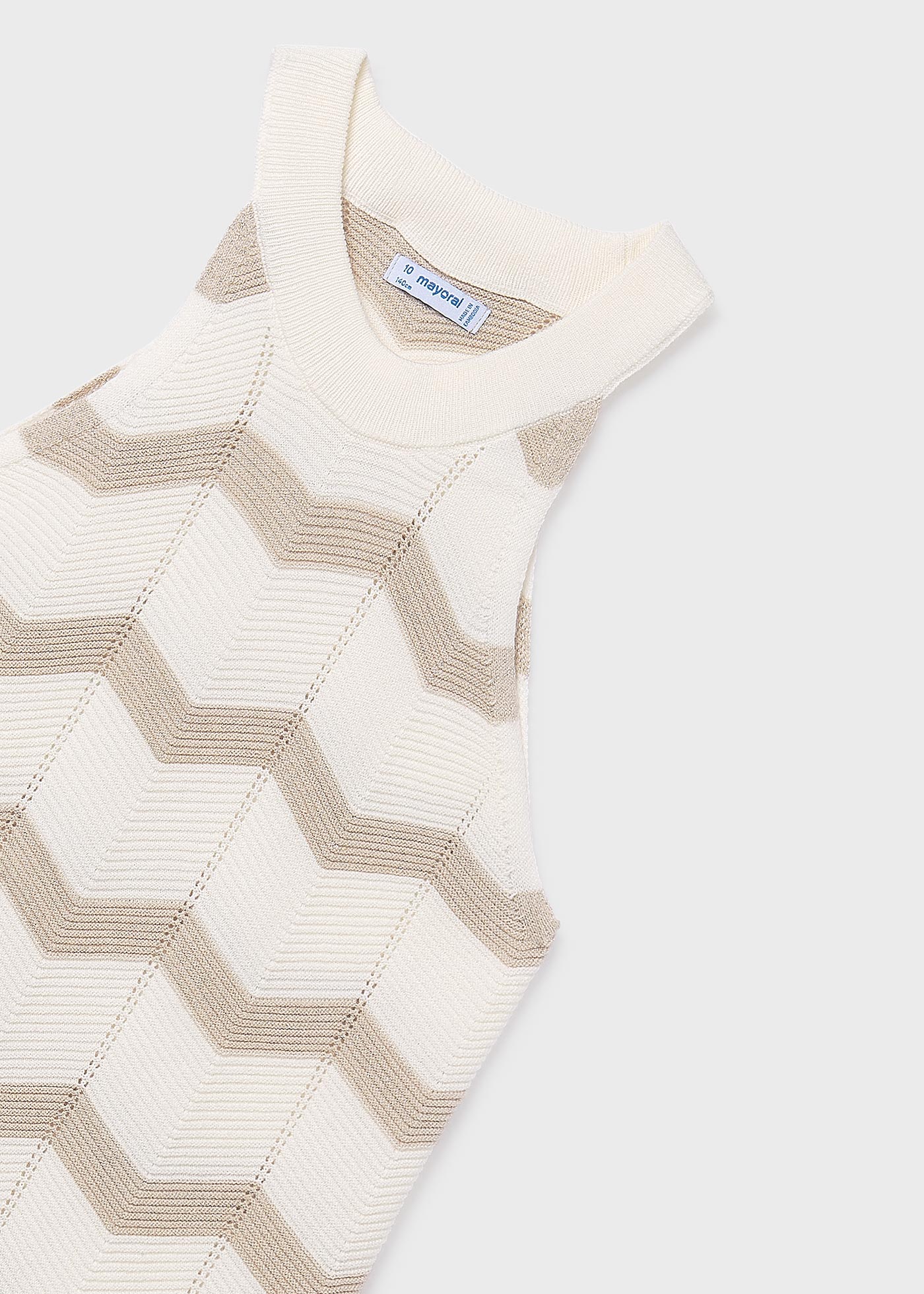 Vestido tricot zig zag 06907-064 - La boutique de AyA Mayoral