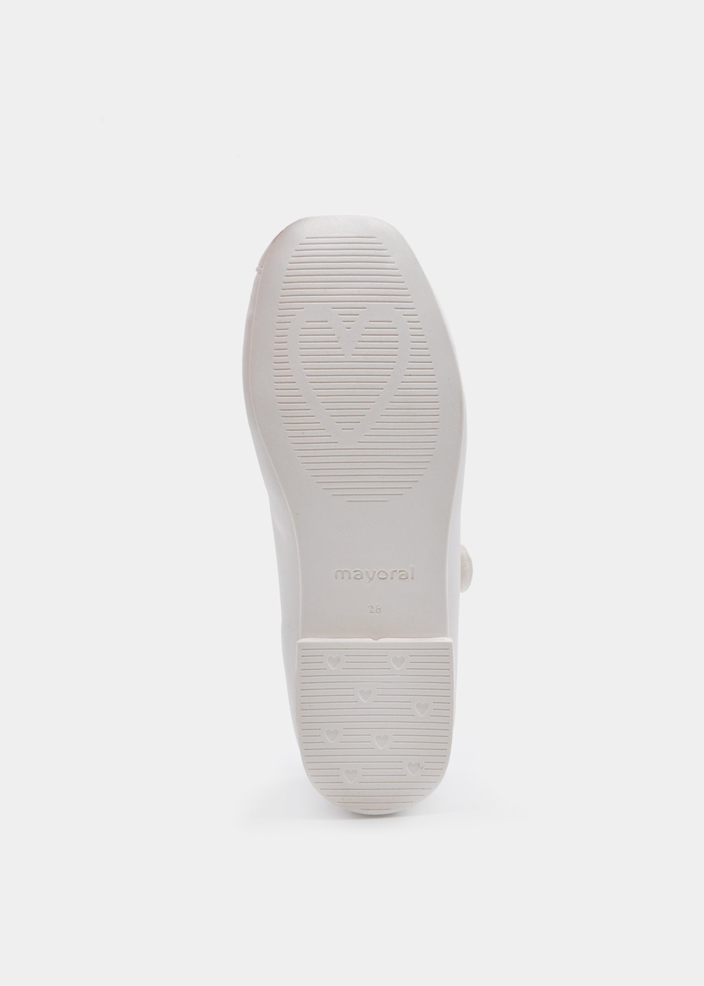 Bailarina de Ceremonia Blanca Mayoral con Tira de Flores - Niña (Tallas 26-36)