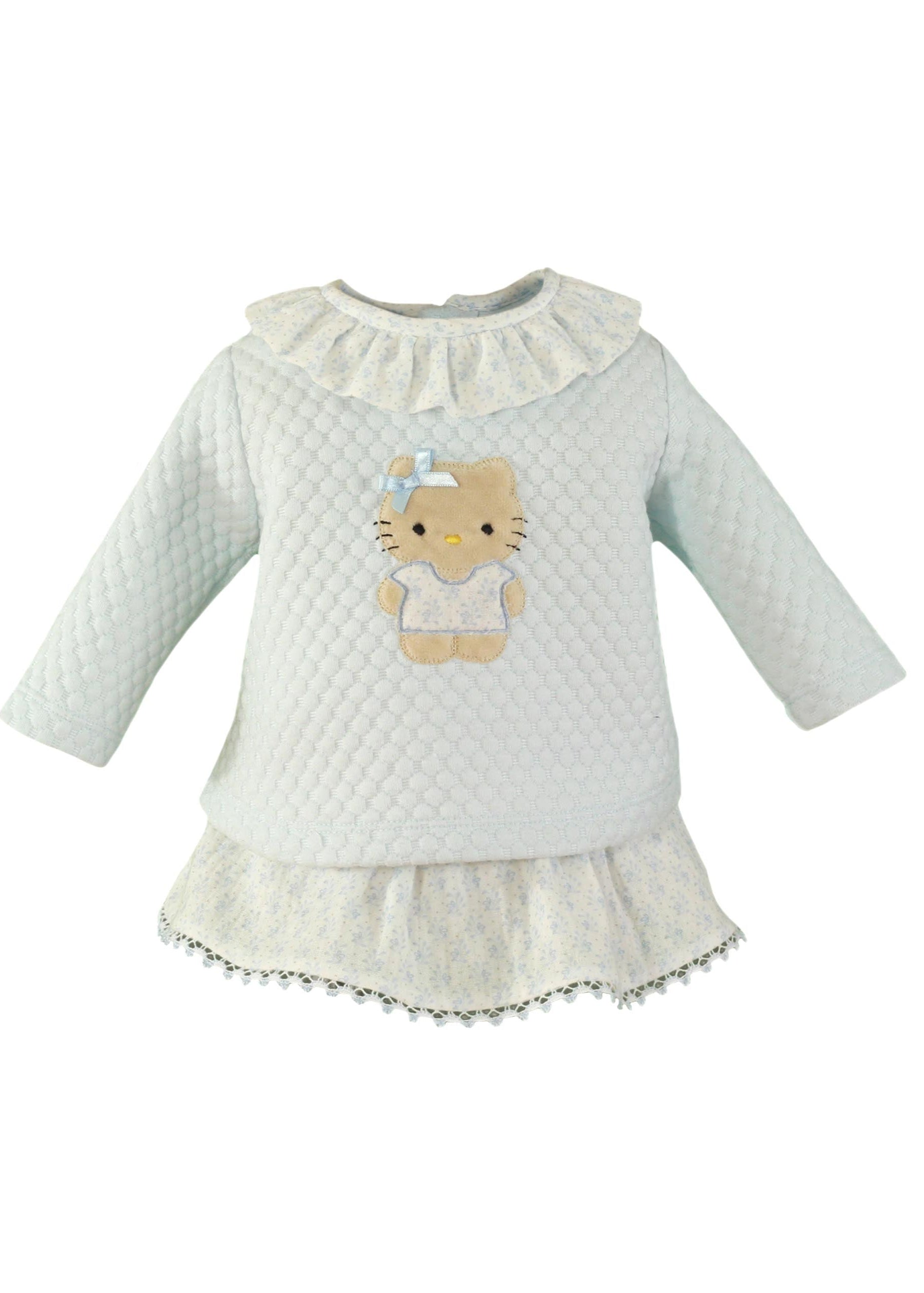 Conjunto de bebé sudadera y bloomer niña Miranda 0026 - La boutique de AyA Miranda