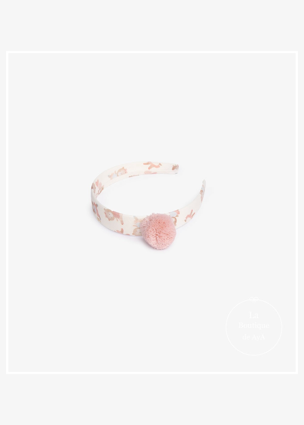 Diadema niña rosa empolvado muñecas Juliana 26742 - modelo en movimiento - referencia 26742