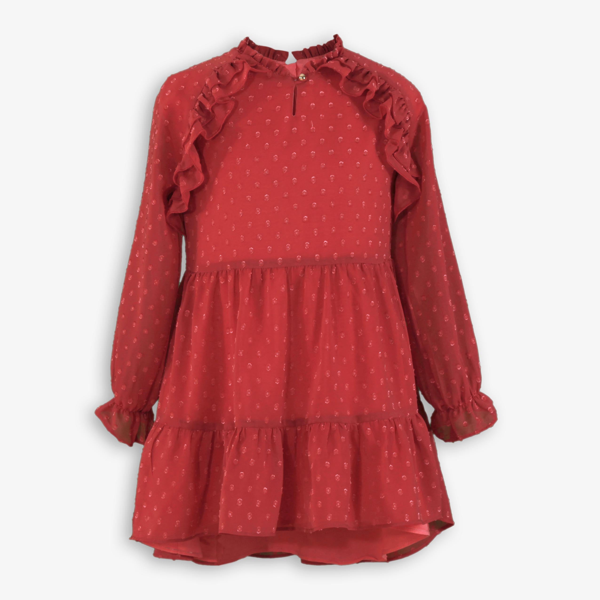 Vestido infantil niña rosaceo Miranda 0300