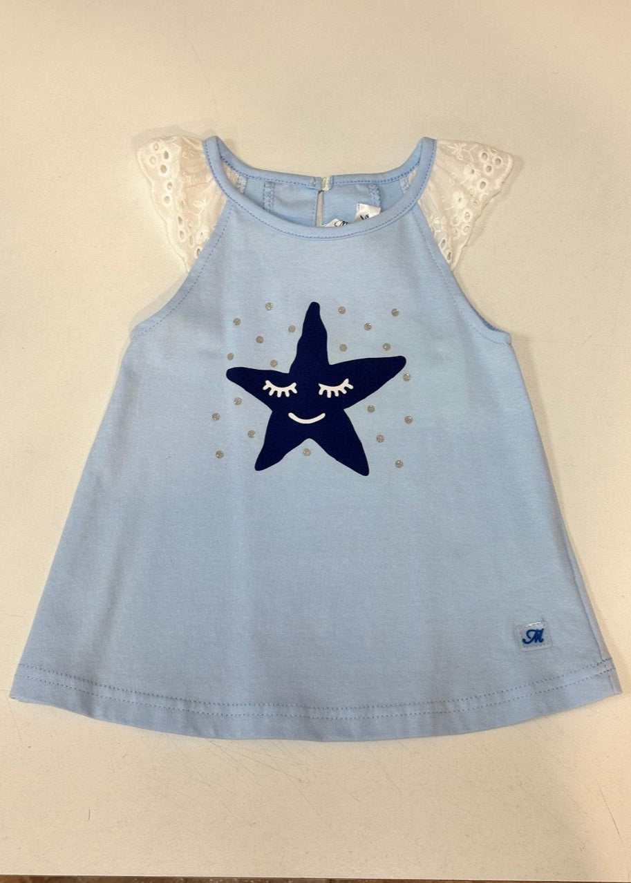 Vestido bebe baño estrella Miranda 0410 - La boutique de AyA Miranda