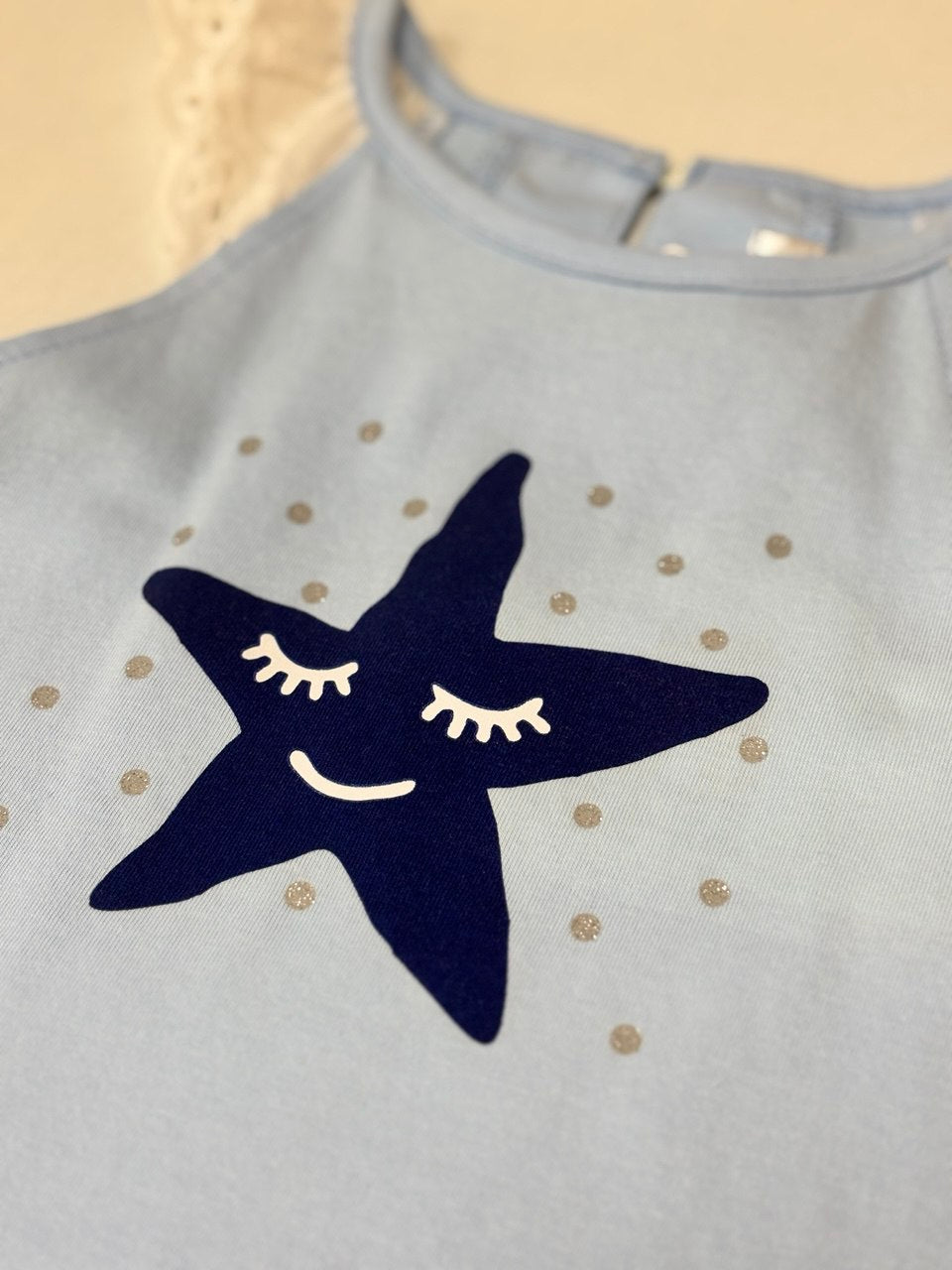 Vestido bebe baño estrella Miranda 0410 - La boutique de AyA Miranda