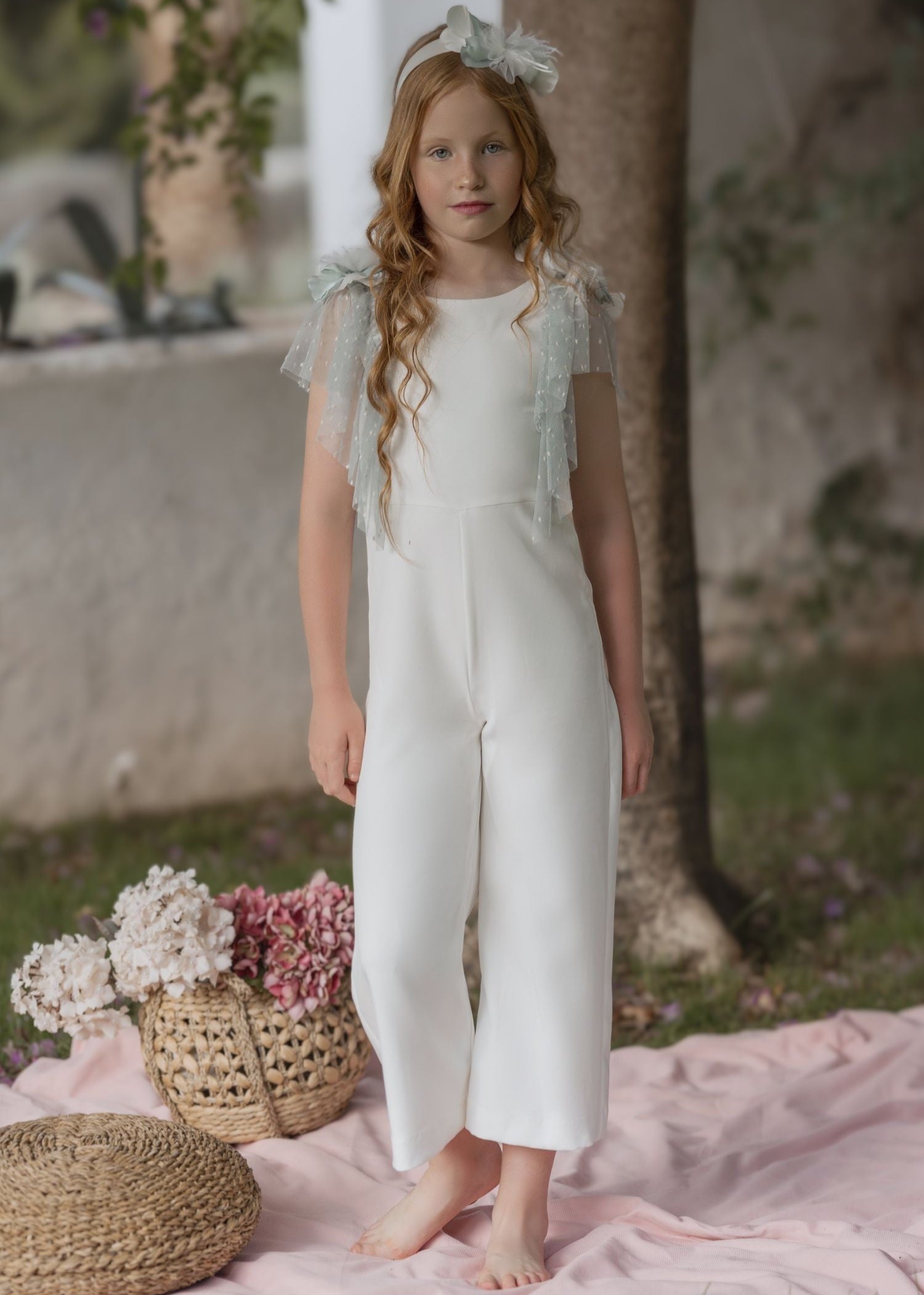 Mono Ceremonia Mono Niña Mono Niña Vestido Blanco Niña Ceremonia