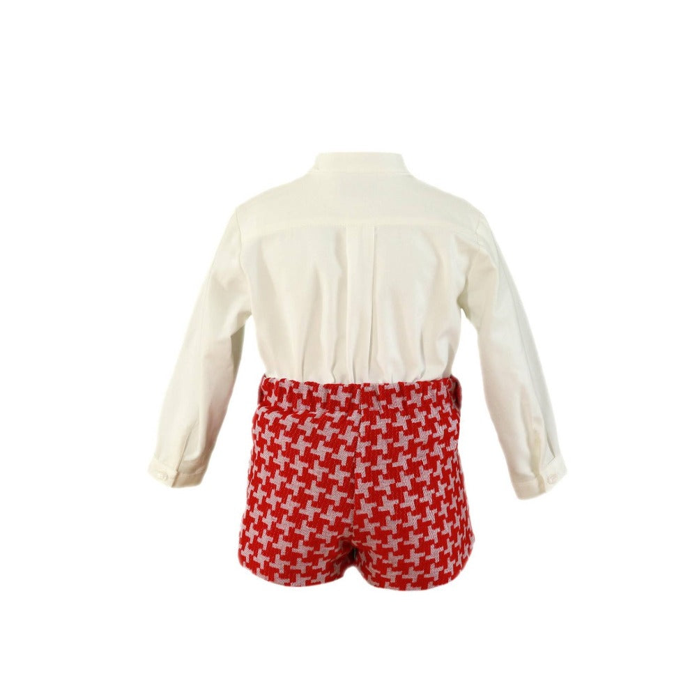 CONJUNTO NIÑO ROJO MIRANDA 0123 - La boutique de AyA Miranda