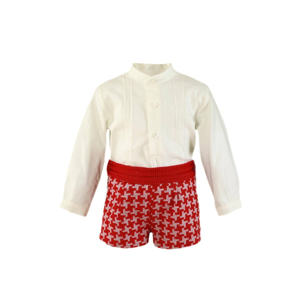 CONJUNTO NIÑO ROJO MIRANDA 0123 - La boutique de AyA Miranda