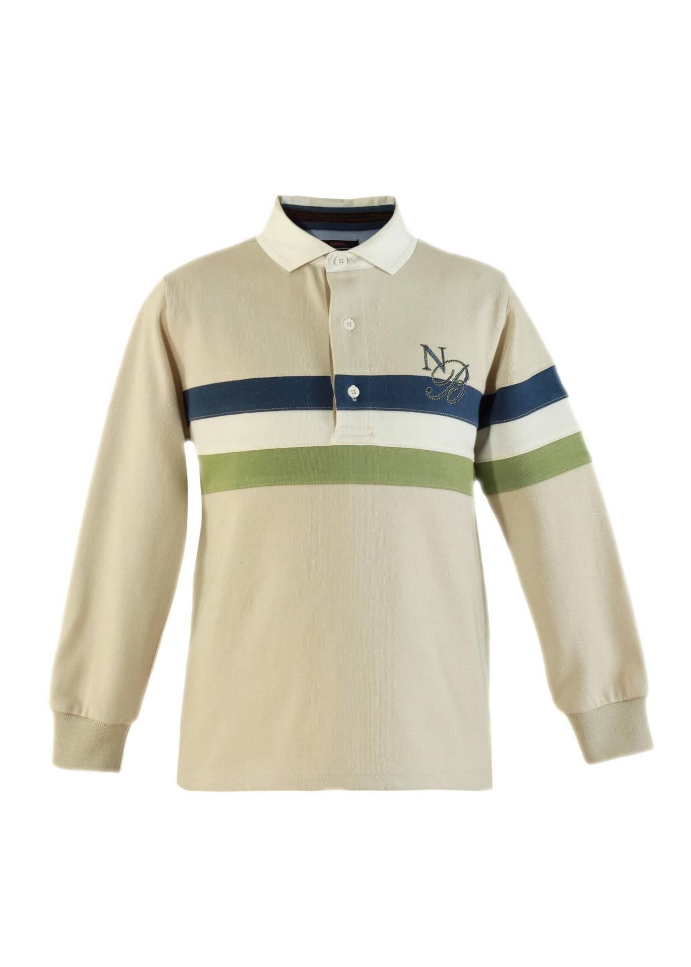 Polo niño manga larga nelblu 1310