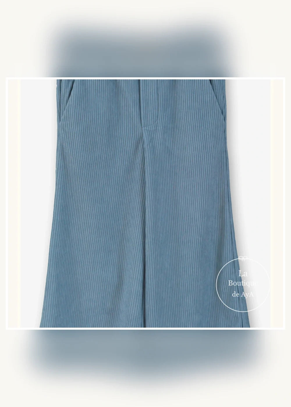 Conjunto camiseta cruda y pantalón azul para niña Miranda 0626, imagen 5