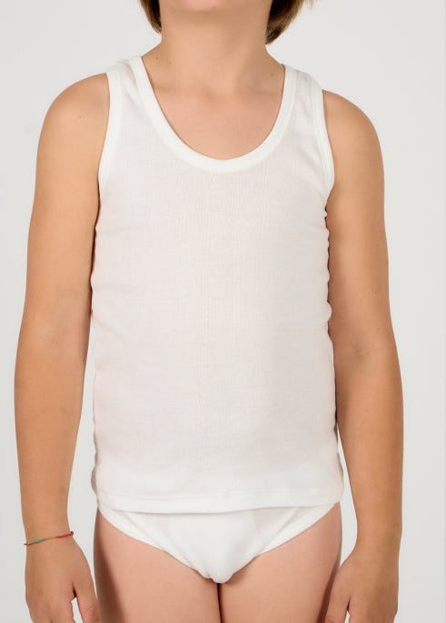 Slip y camiseta niño raya ancha crudo 452 - La boutique de AyA La Boutique de AyA