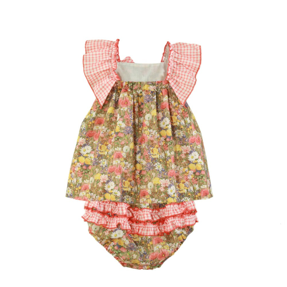 Vestido y braguita bebe niña Miranda 35/0502/VB - La boutique de AyA Miranda