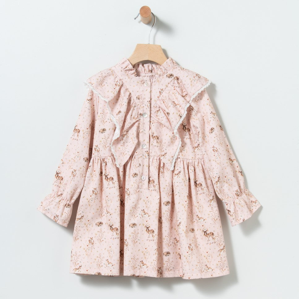 Vestido estampado bambis niña Coco Acqua 50325 - La boutique de AyA Coco Acqua