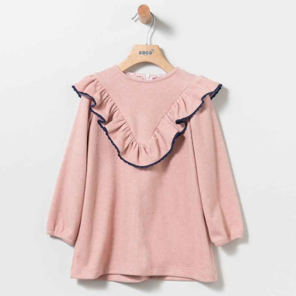 Vestido de punto Rosa para niña Coco Acqua 50332 - La boutique de AyA Coco Acqua