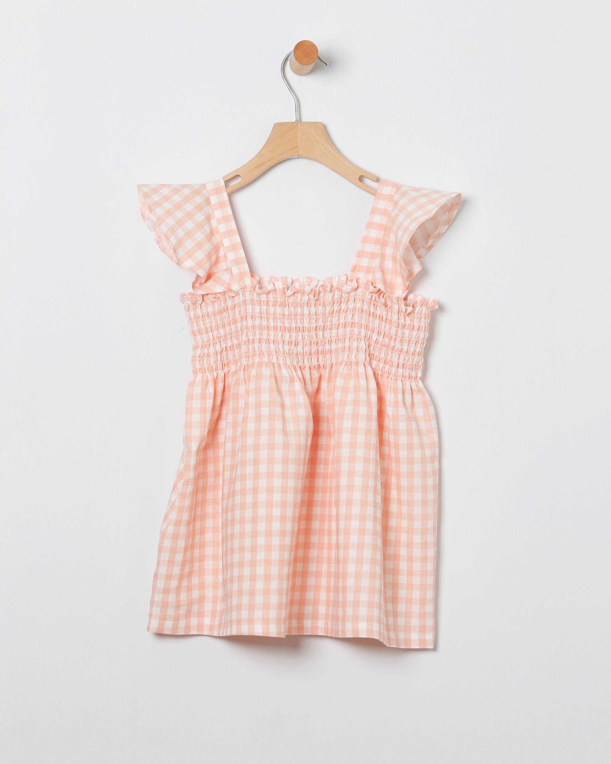 Vestido cuadros salmon coco acqua 50402 - La boutique de AyA Coco Acqua
