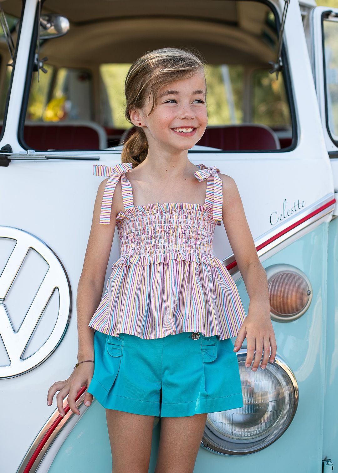 Short y top multicolor CocoAcqua 50430 - La boutique de AyA Coco Acqua