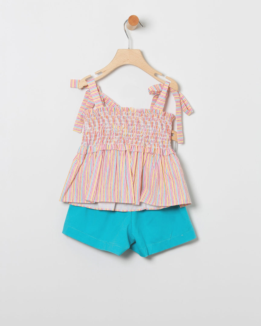 Short y top multicolor CocoAcqua 50430 - La boutique de AyA Coco Acqua