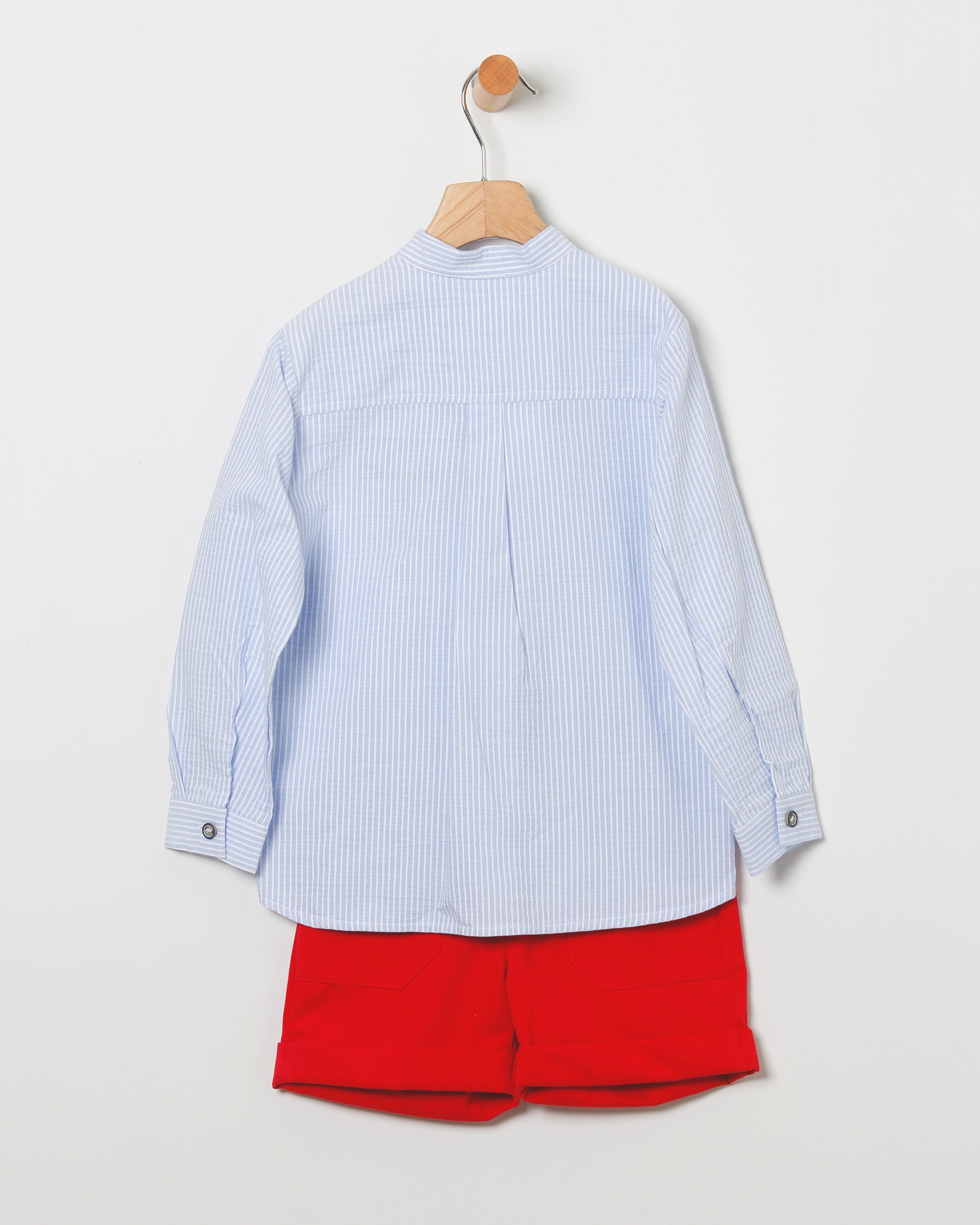 Conjunto bermudas y camisa de rayas coco acqua 50439 - La boutique de AyA Coco Acqua