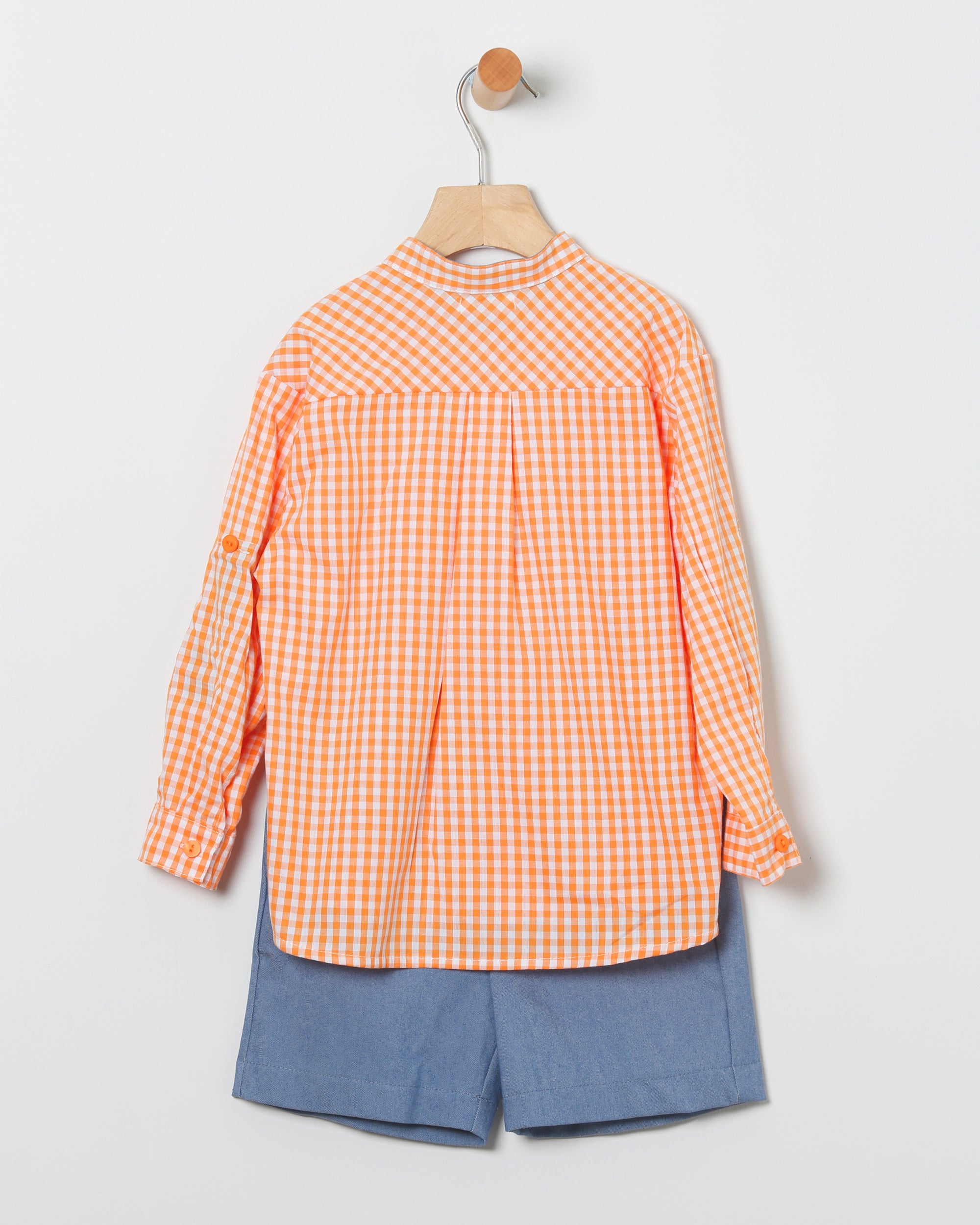 Conjunto bermuda y camisa cuadros niño coco acqua 50454 - La boutique de AyA Coco Acqua