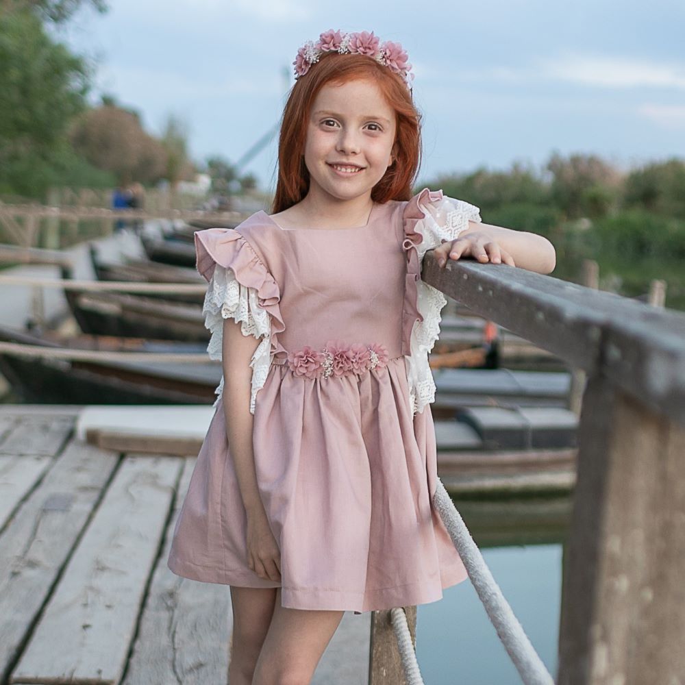 Vestido niña Vino Coco Acqua 60327 FANTASIA - La boutique de AyA Coco Acqua