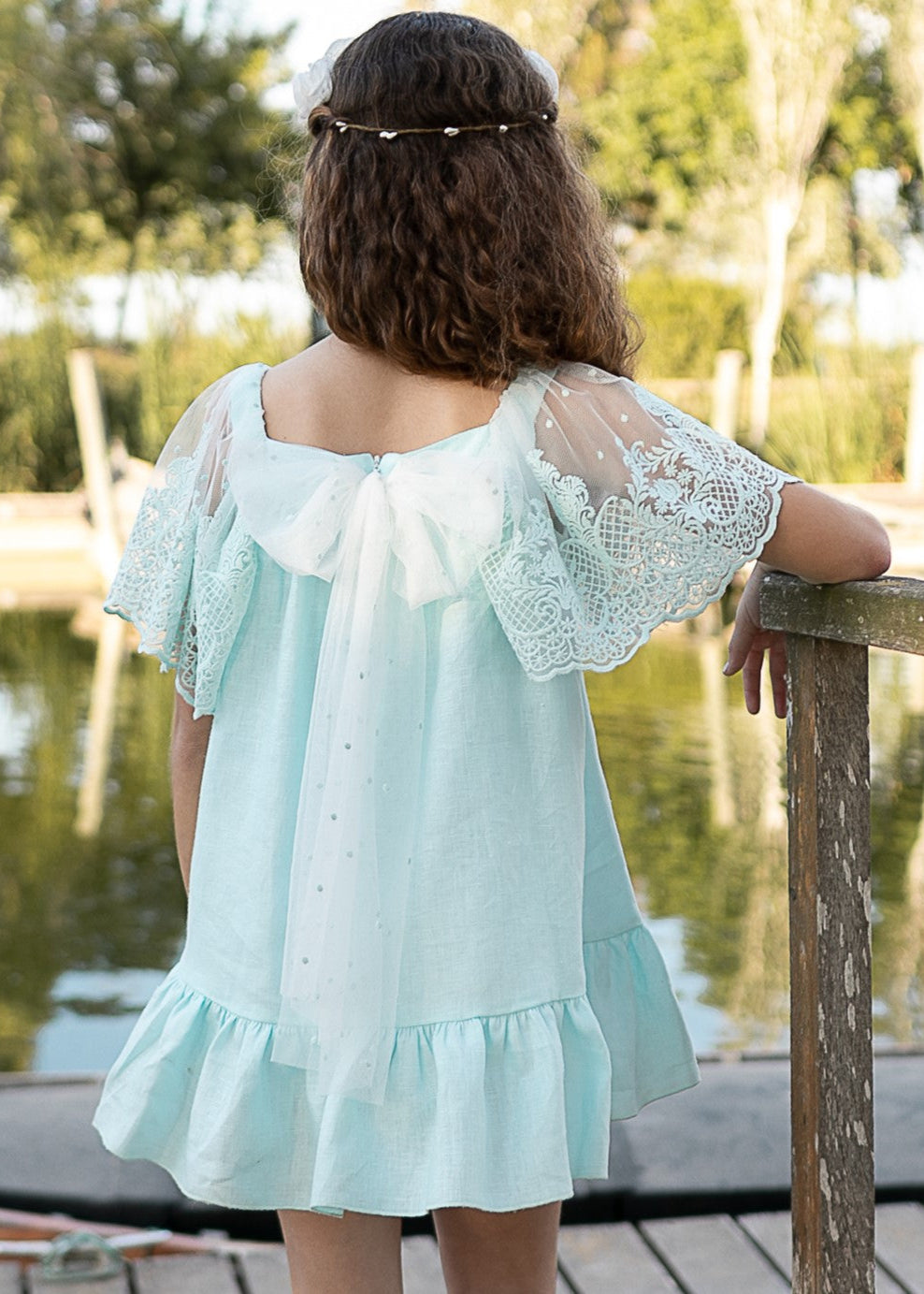 Vestido niña Coco Acqua 60332 CARIBE - La boutique de AyA