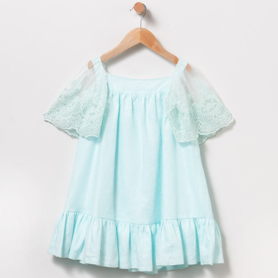 Vestido niña Coco Acqua 60332 CARIBE - La boutique de AyA