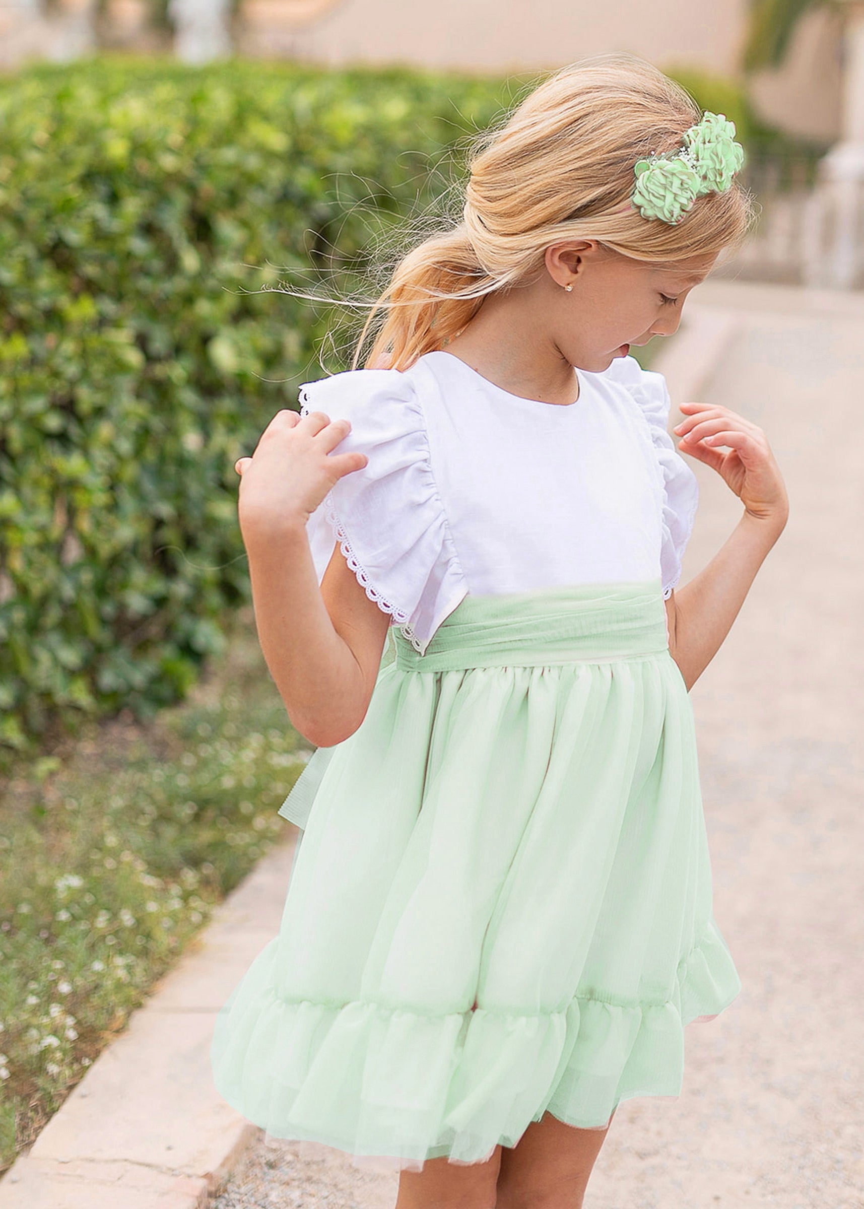 Coco Acqua Vestido Blanco Niña Ceremonia A Vestido Niña Napoles