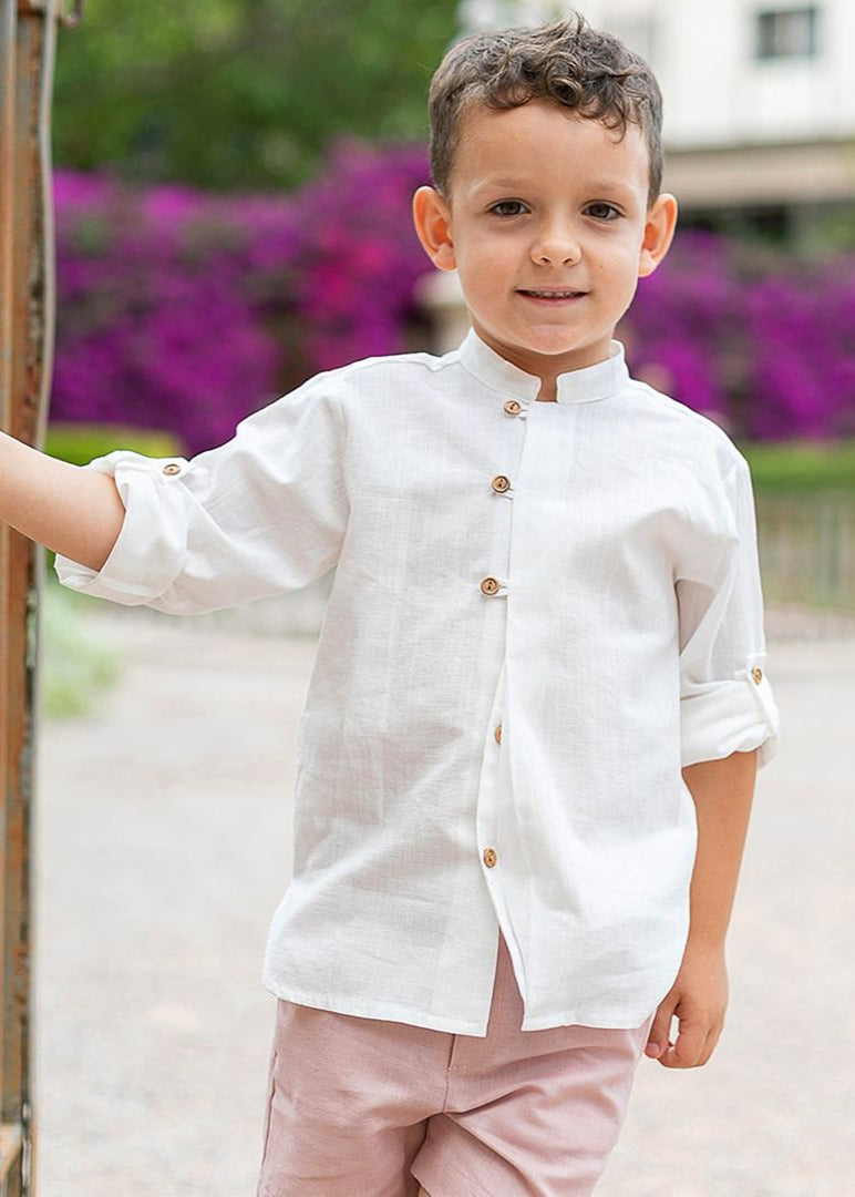 Conjunto de niño lino Rosa Coco Acqua 60436 - La boutique de AyA Coco Acqua
