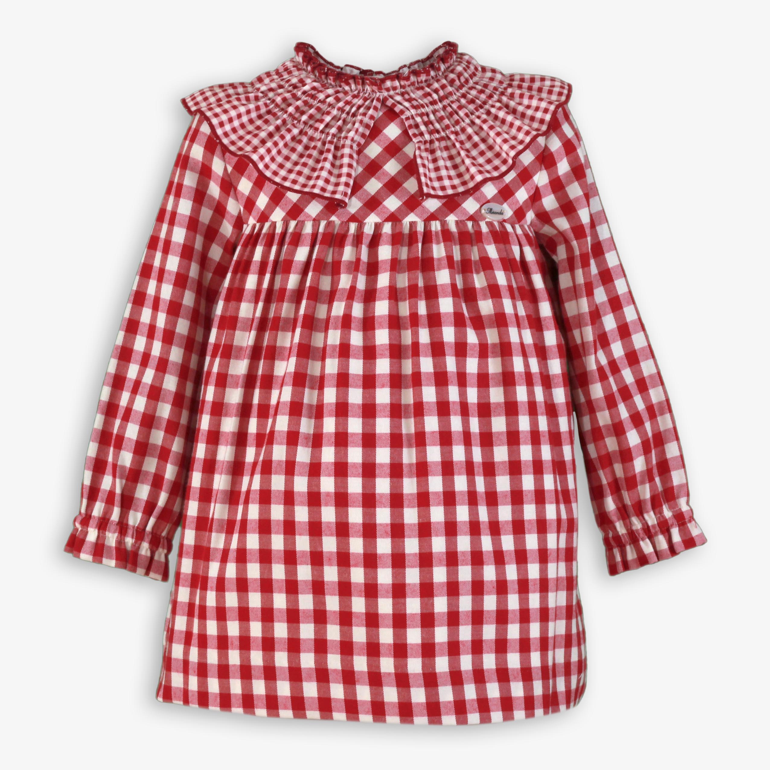 Vestido infantil niña granate claro Miranda 0606
