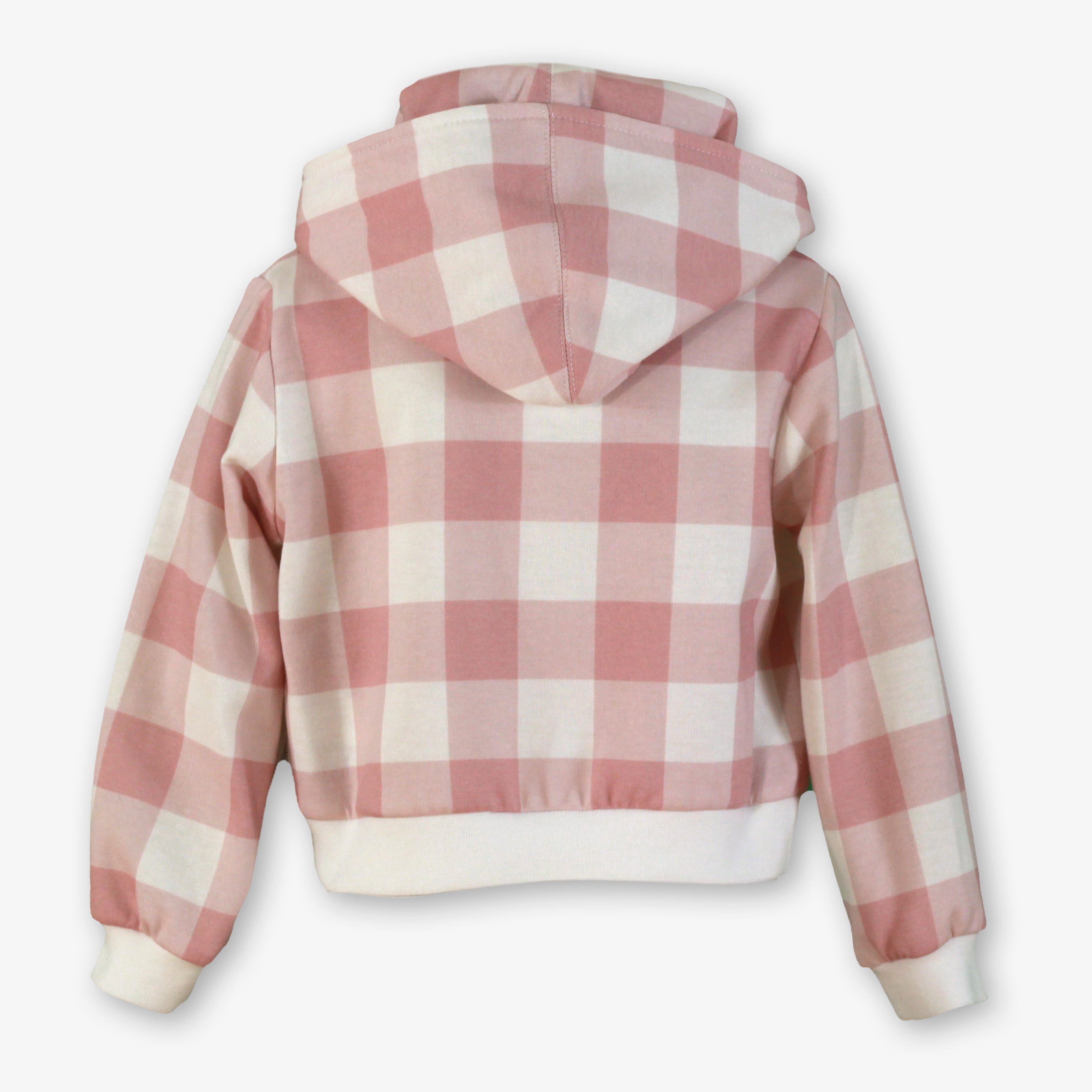 Conjunto sudadera y falda pantalón cuadros rosa Miranda 0618