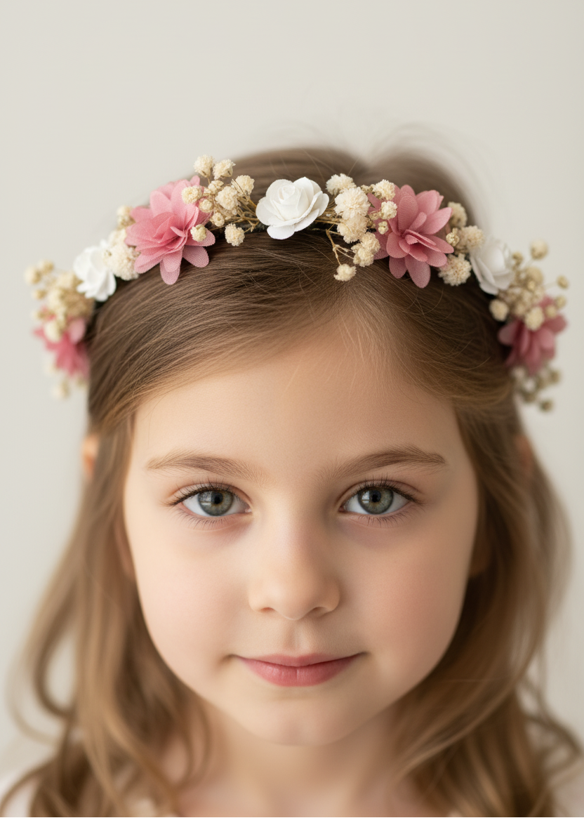 corona ceremonia arras niña