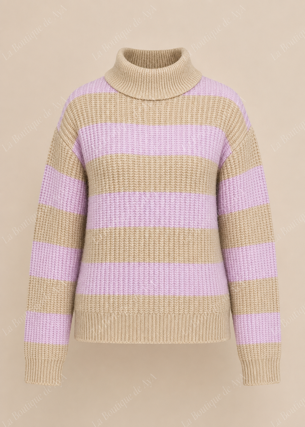 Conjunto de jersey lila y falda dorada para niña Miranda 0311