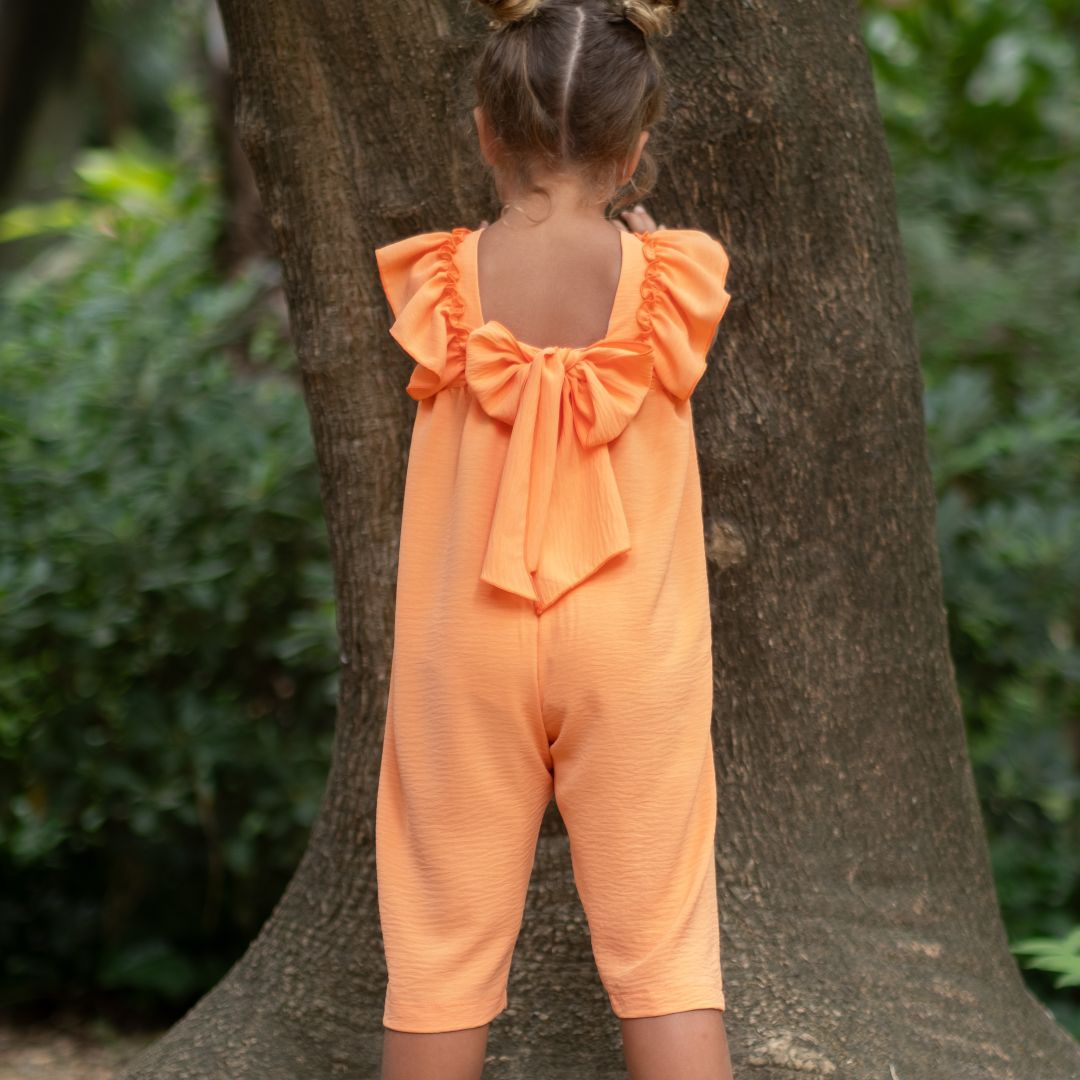 Mono liso volantes niña Vera 25VP04 - La boutique de AyA Vera