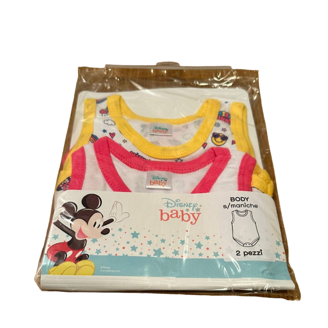 Pack de 2 bodys Disney Minnie Mouse niña WF8053 - La boutique de AyA Disney