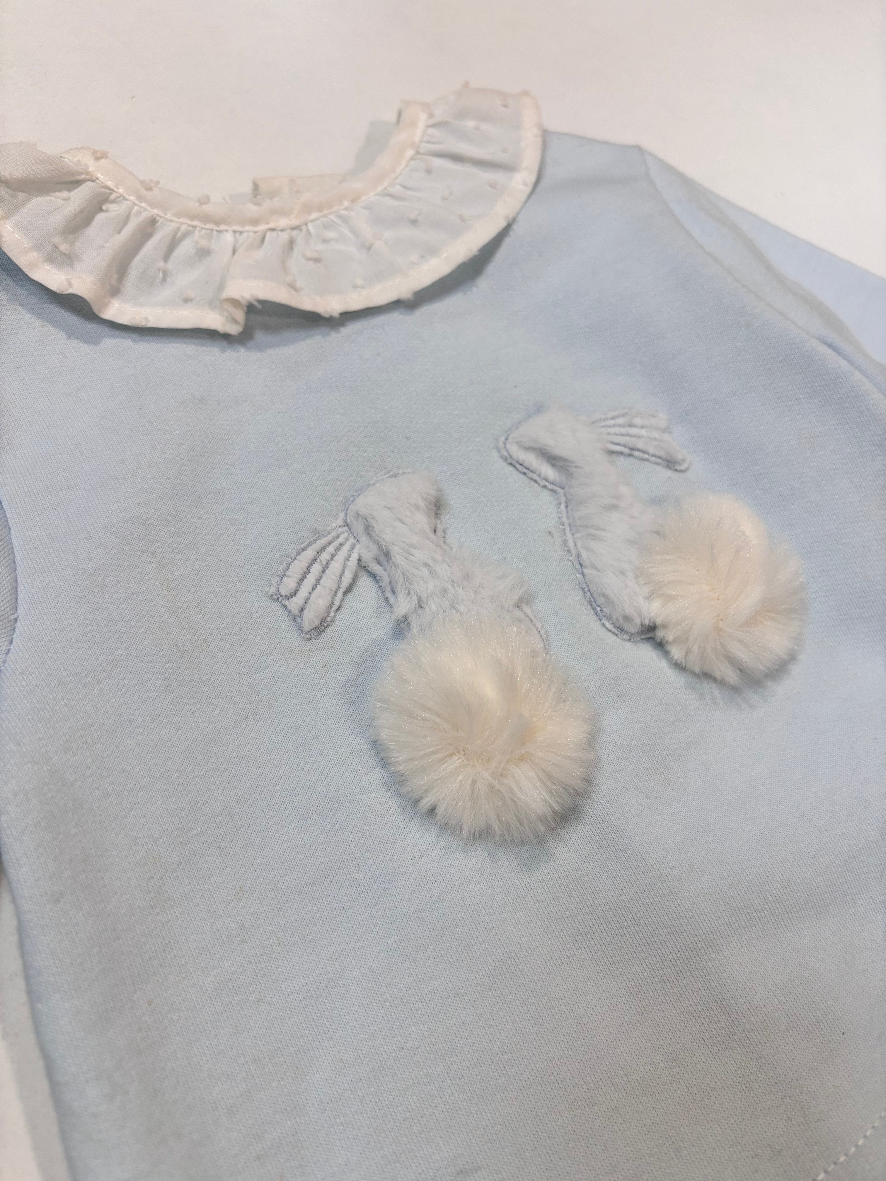 Conjunto bebe celeste Coco acqua 70584