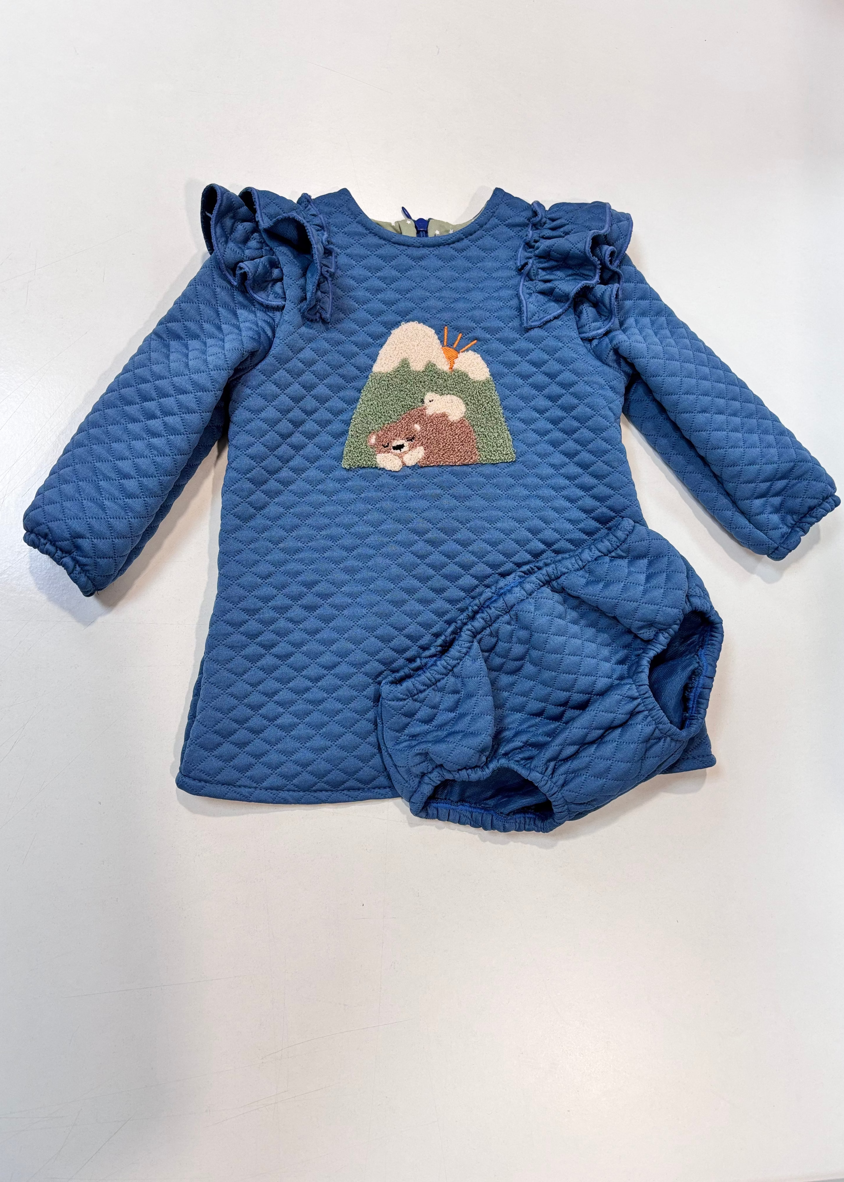 Vestido osos azul coco acqua 80251