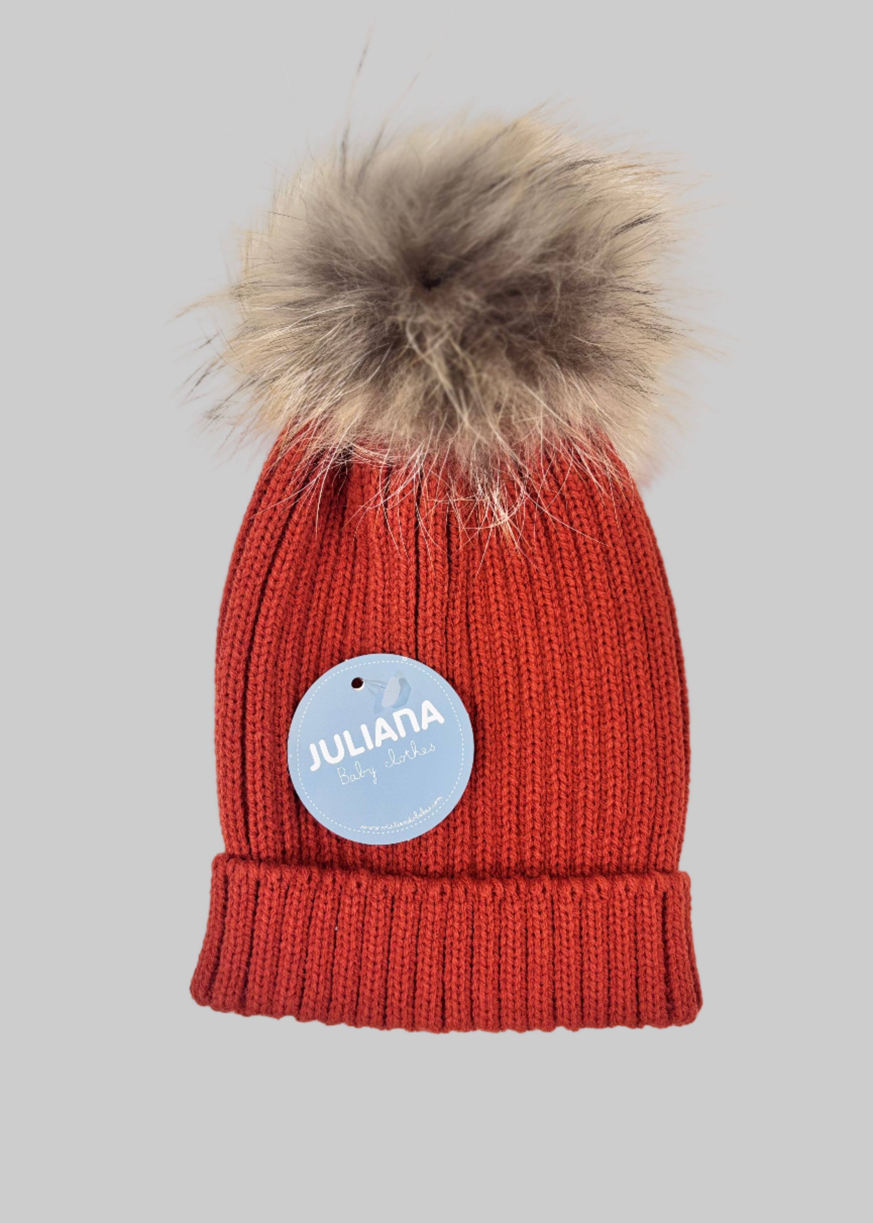 Gorro suelto canale pompon pelo caldera JULIANA 50952